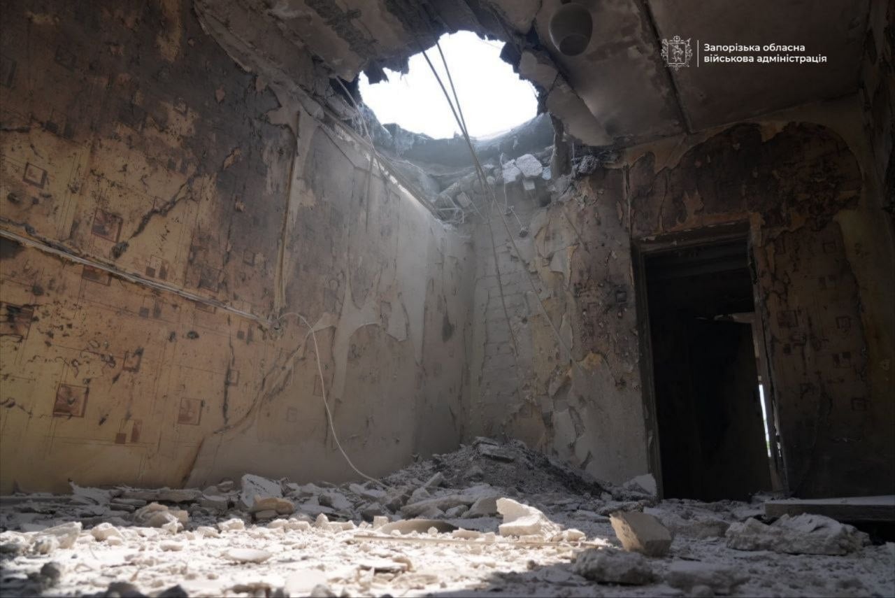 Russian drone attacks injure three in Zaporizhzhia, damage buildings in Poltava