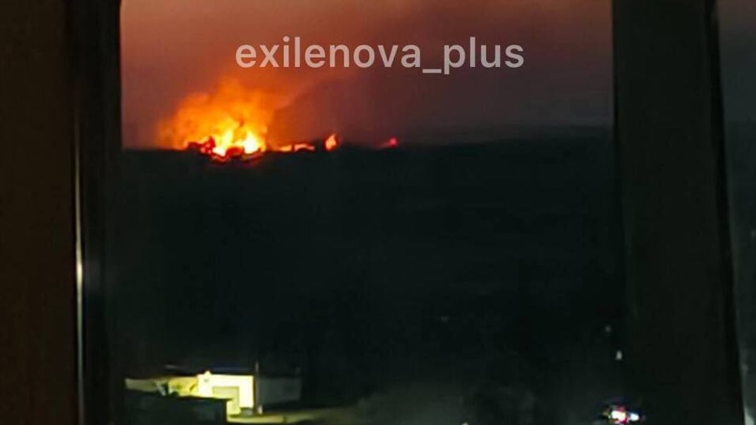 Пожар на аэродроме «Борисоглебск»