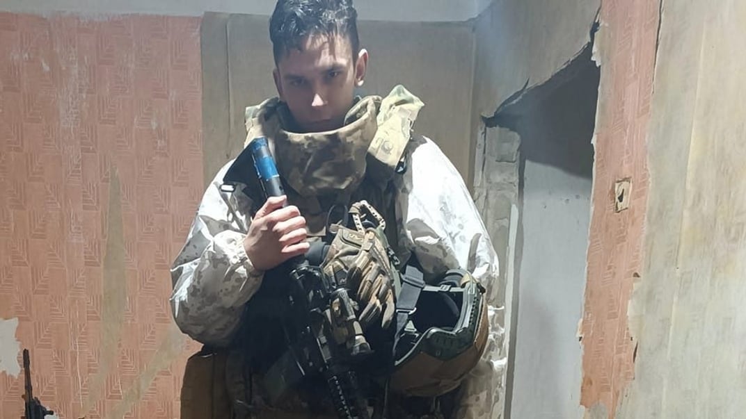 Литовський доброволець Томас Валентеліс Литовський доброволець Томас Валентеліс