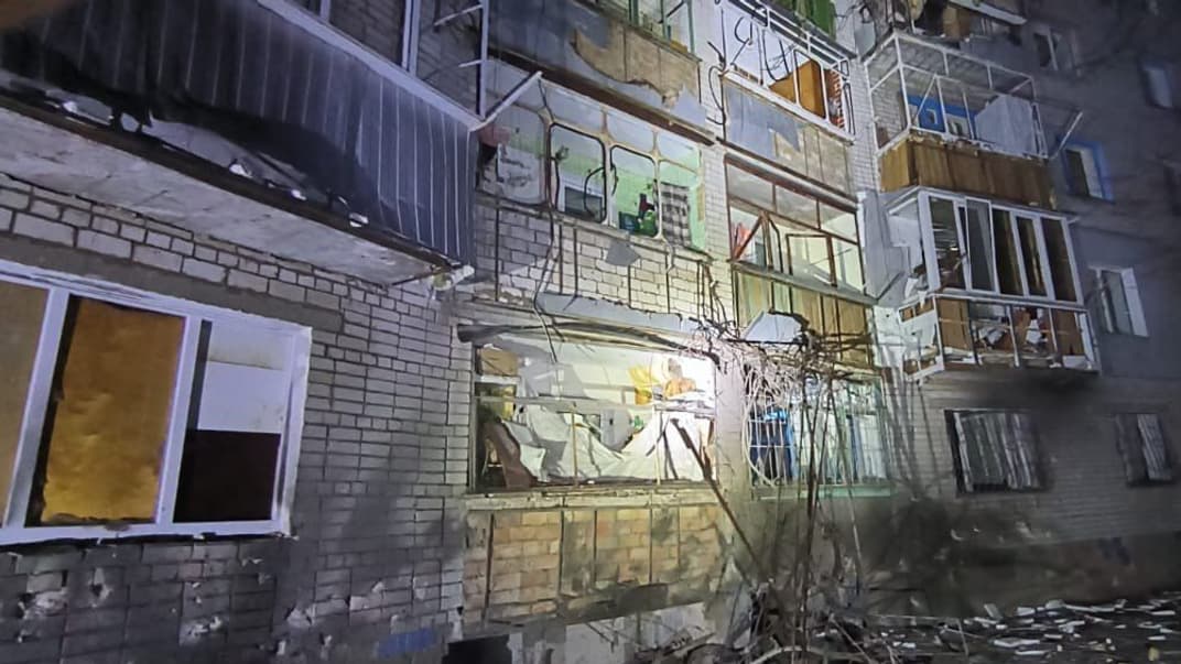 Наслідки російського обстрілу Марганця, 9 січня 2023 року