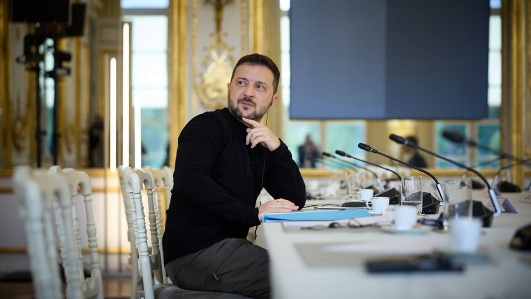 Владимир Зеленский во Франции, 10 октября 2024 года