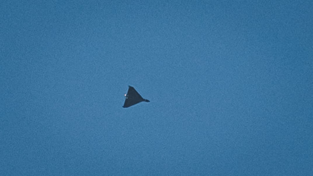 Ілюстративне фото. російський дрон у небі