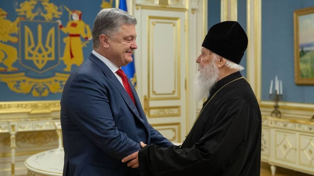 Петро Порошенко з Філаретом
