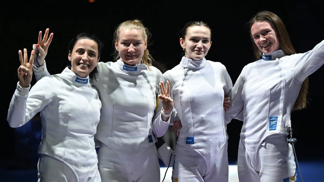 Українські шпажистки на чемпіонаті Європи