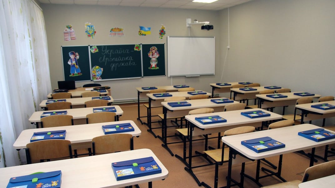 Ілюстративне фото. Шкільний клас у школі в селі Лобойківка, що в Дніпропетровській області, 1 вересня 2017 року