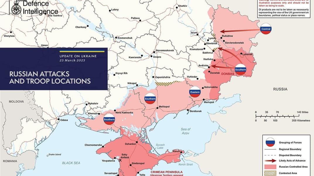 Ситуація на фронті в Україні