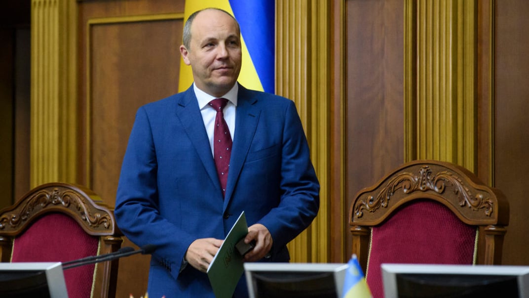 Андрій Парубій у залі Верховної Ради, 2017 рік