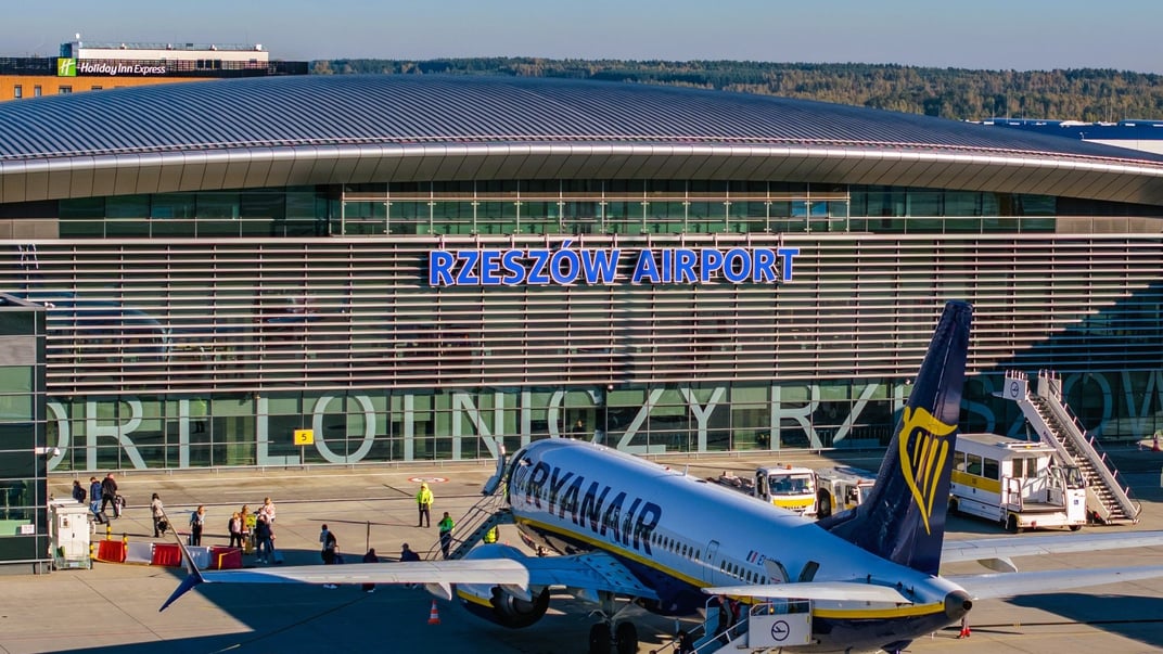 Иллюстративная фотография. Пассажирский терминал Жешувского аэропорта
