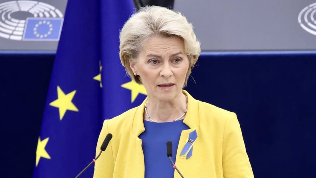 Президентка Єврокомісії Урсула фон дер Ляєн під час програмної промови, 14 вересня 2022 року