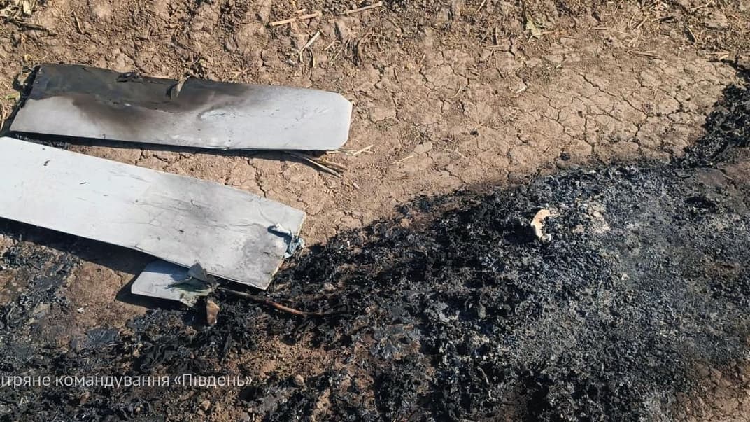 Уламки знищених російських безпілотників «Ланцет», 20 травня 2023 року
