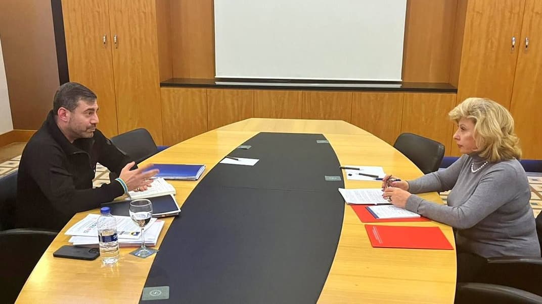 Дмитро Лубінець та Тетяна Москалькова на зустрічі в Туреччині