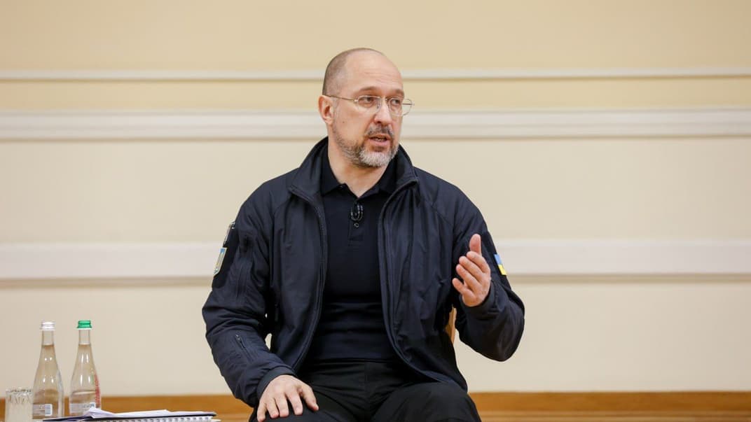 Денис Шмыгаль на пресс-конференции 4 марта