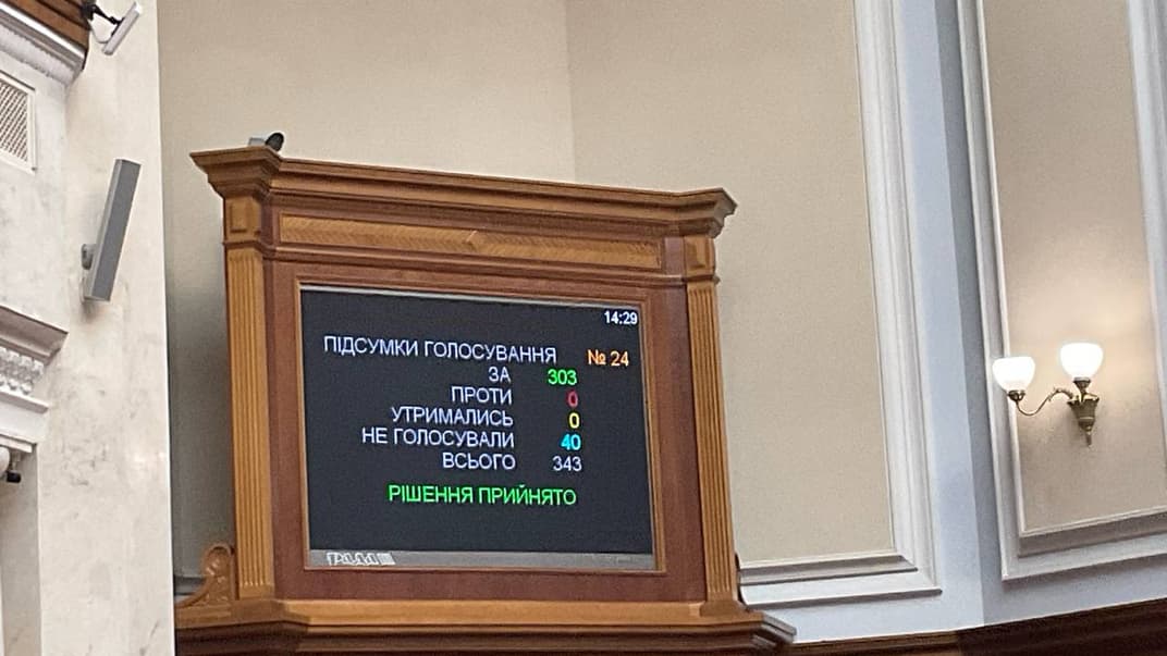 Верховная Рада проголосовала в целом законопроект №9559-д
