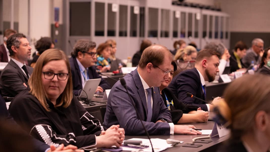 Руслан Стрелец на 9-м Совещании сторон Конвенции Эспо