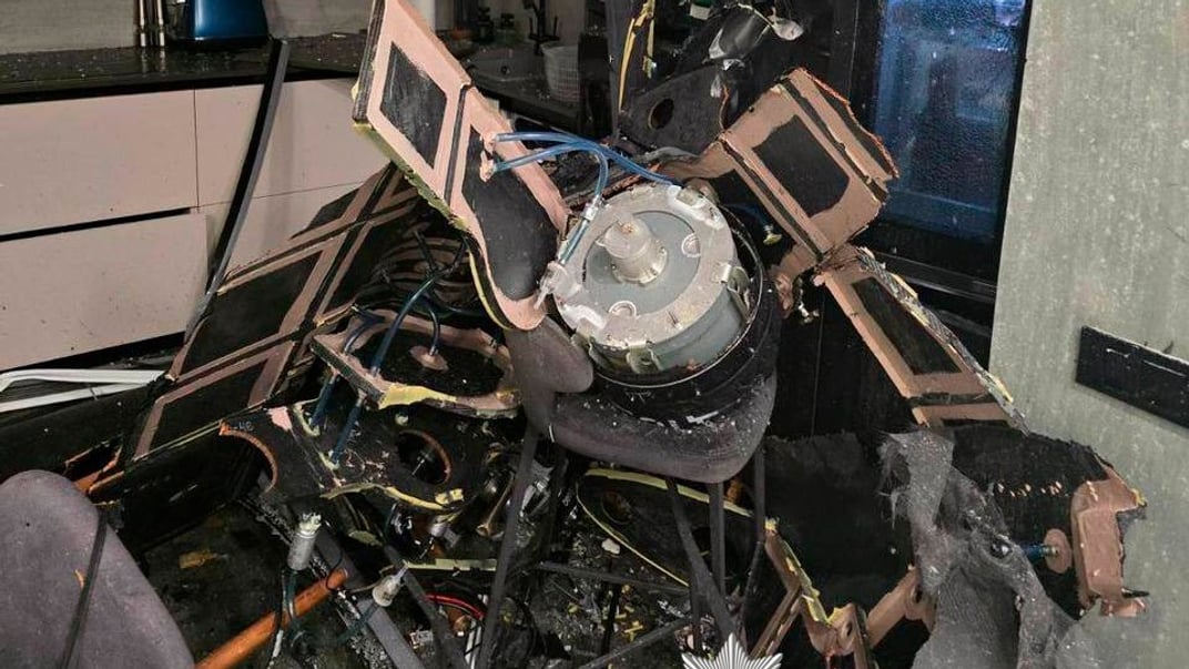 російський "шахед" не розірвався після влучання у квартиру