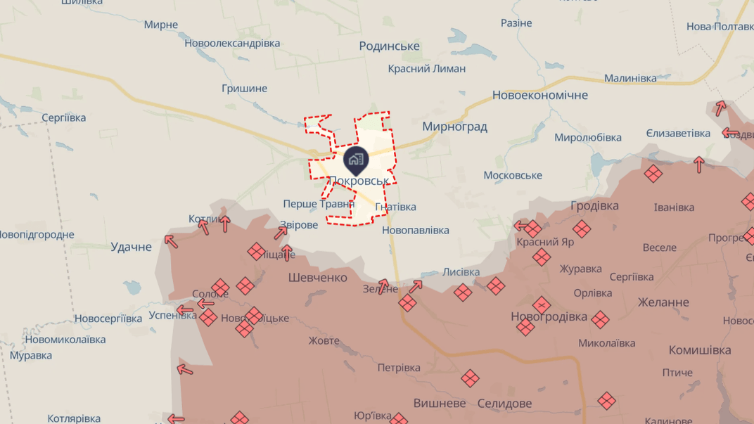 Ситуація у Покровську станом на 18 січня