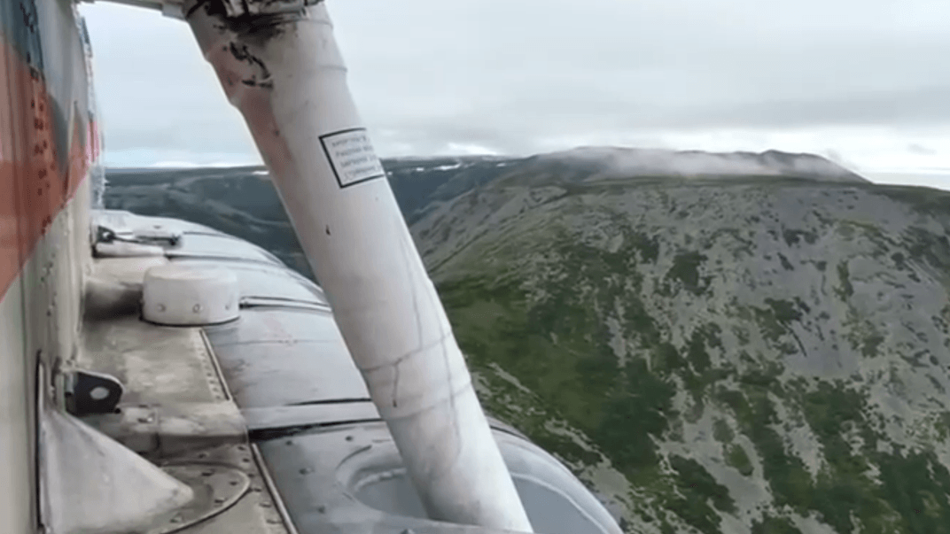 У росії розбився гелікоптер Мі-8