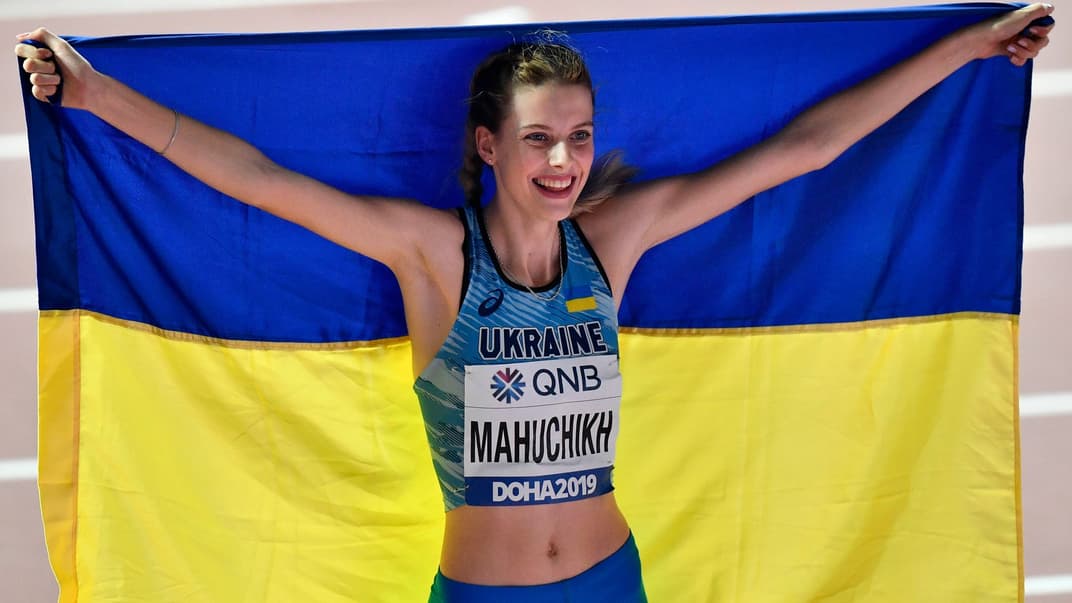 Ярослава Магучих на чемпионате мира по легкой атлетике в Катаре, 30 сентября 2019 года