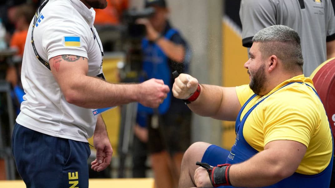 Євген Олексенко на Invictus Games (у жовтій футболці)