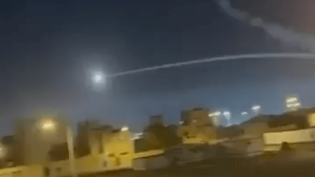 Польот ракети від Patriot над Бахрейном