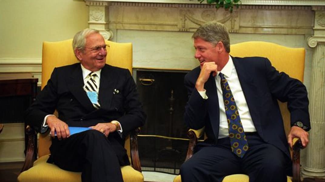 Лі Якокка та Білл Клінтон, 23 вересня, 1993