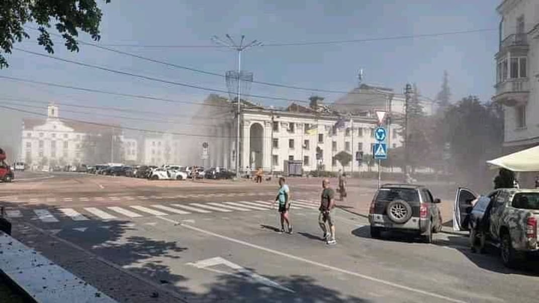 Наслідки російського обстрілу Чернігова, 19 серпня 2023 року