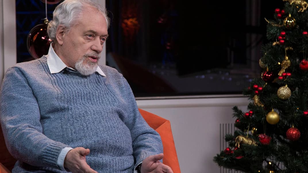 Дисидент, президент «Асоціації психіатрів України» Семен Глузман у студії Громадського, Київ, 19 грудня 2018 року