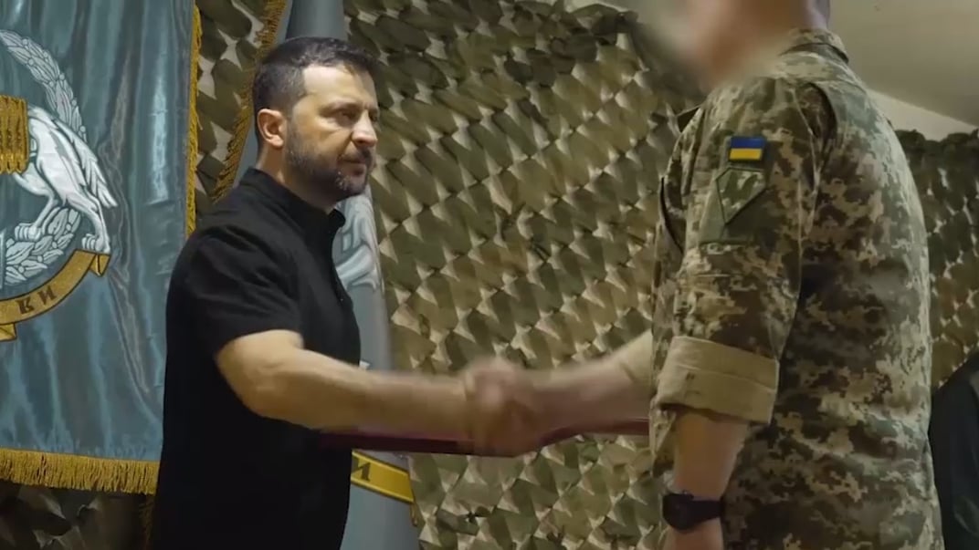 Президент Владимир Зеленский посетил военных на Харьковском направлении, 29 июля 2024 года