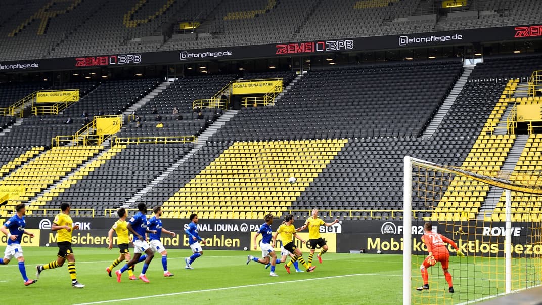 Центральний матч 26-го туру Бундесліги «Боруссія (Дортмунд) — «Шальке», 16 травня, 2020 рік