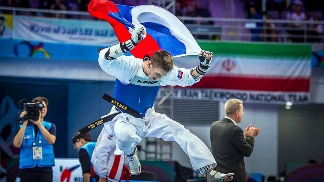 Иллюстративное фото: российский тхэквондист Максим Храмцов, 2017 год