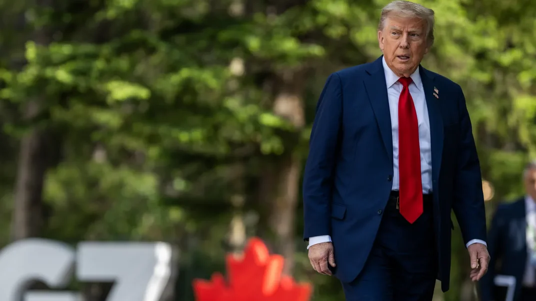 Президент США Дональд Трамп на саміті G7 у Канаді