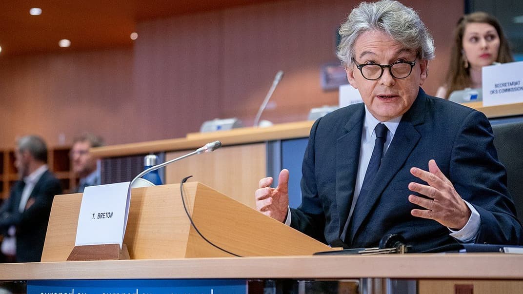 Еврокомиссар по вопросам внутреннего рынка Тьерри Бретон