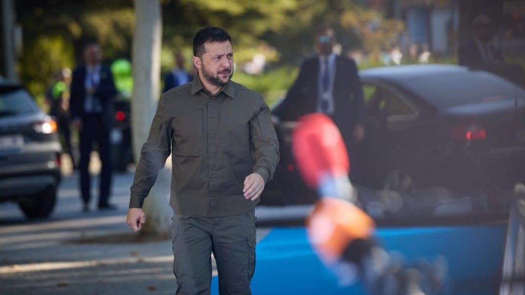 Президент Украины Владимир Зеленский в испанской Гранаде, 5 октября 2023 года