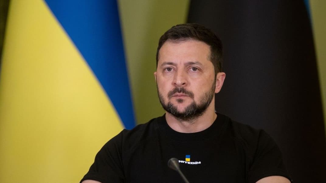 Президент Володимир Зеленський на брифінгу 2 червня 2023 року