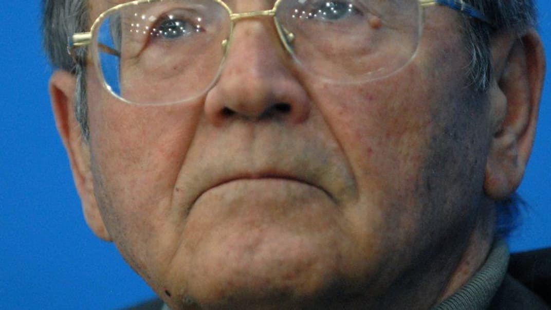 Учасник ініціативної групи «Першого грудня», літературознавець, громадський діяч, академік НАНУ Іван Дзюба під час пресконференції в УНІАН, Київ, 1 березня 2012 року