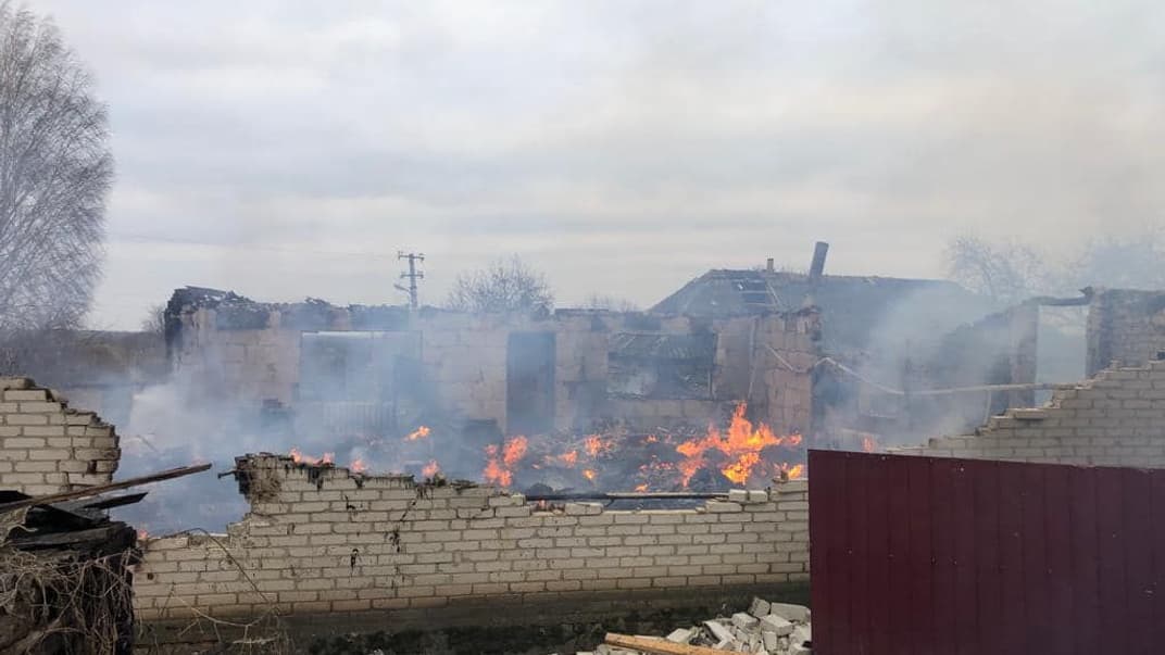 Наслідки російських обстрілів по Сумщині вдень 21 січня 2023 року