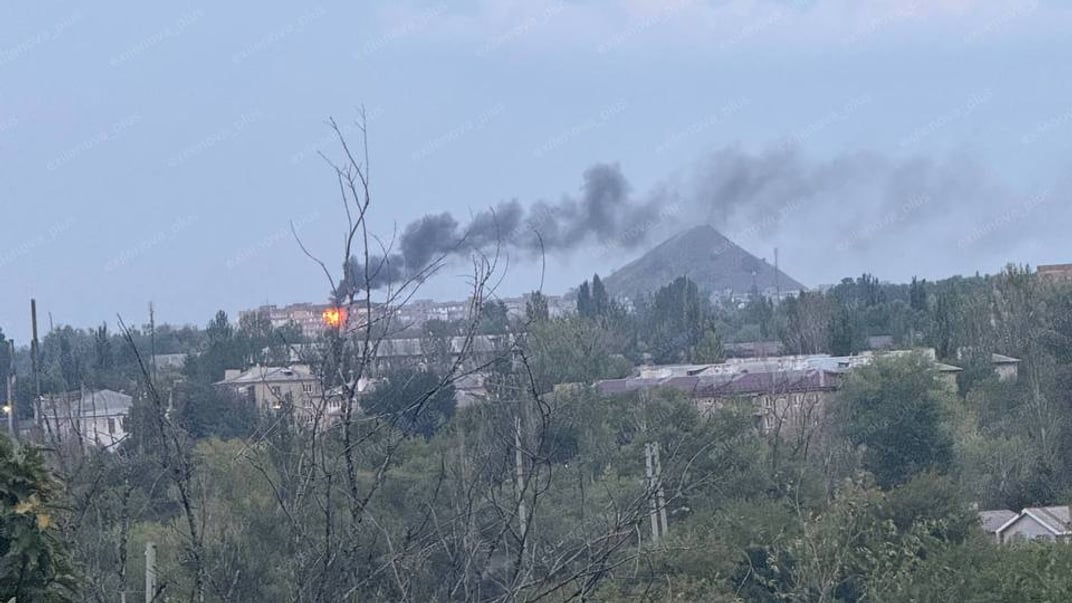 Последствия удара по временно оккупированному Донецку, 8 сентября 2025 года