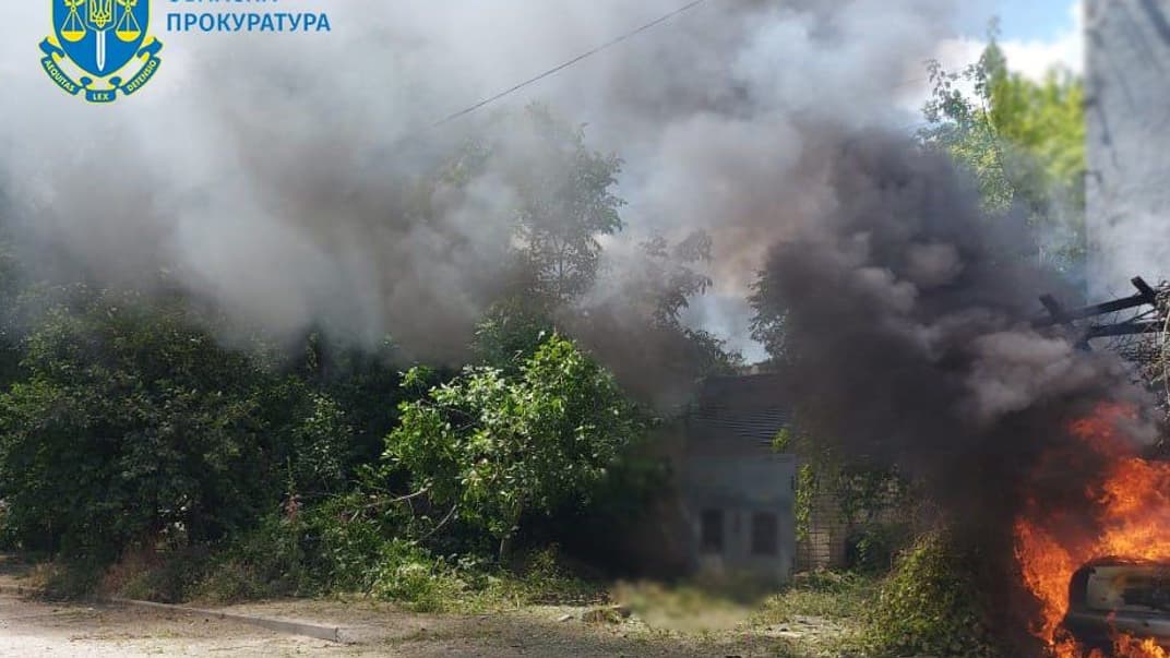 Наслідки обстрілу Херсона