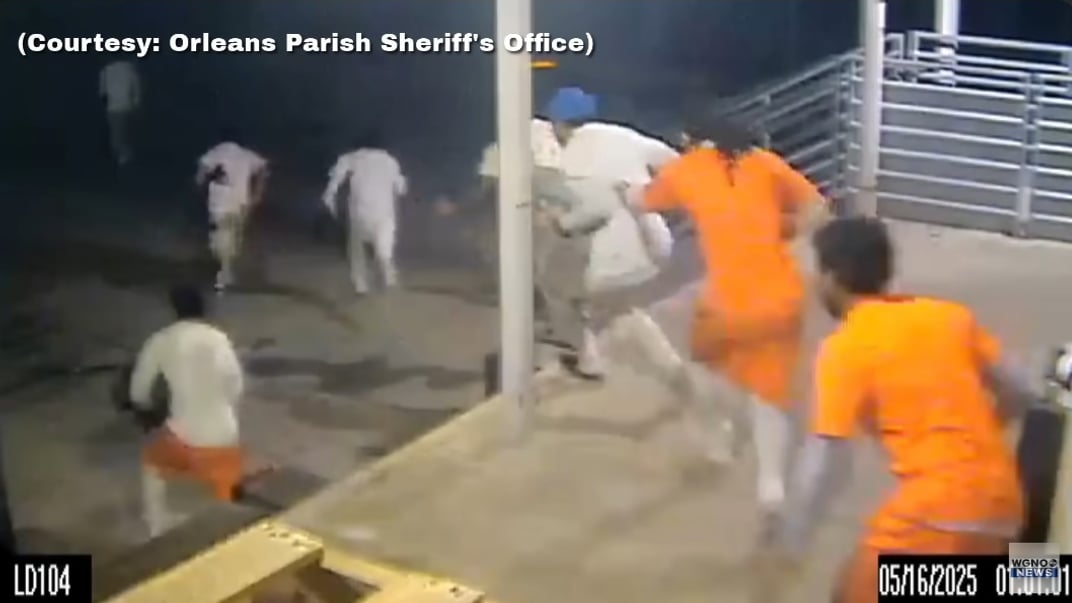 Десять чоловіків, які перебували під вартою у в’язниці Нового Орлеана, втекли на волю