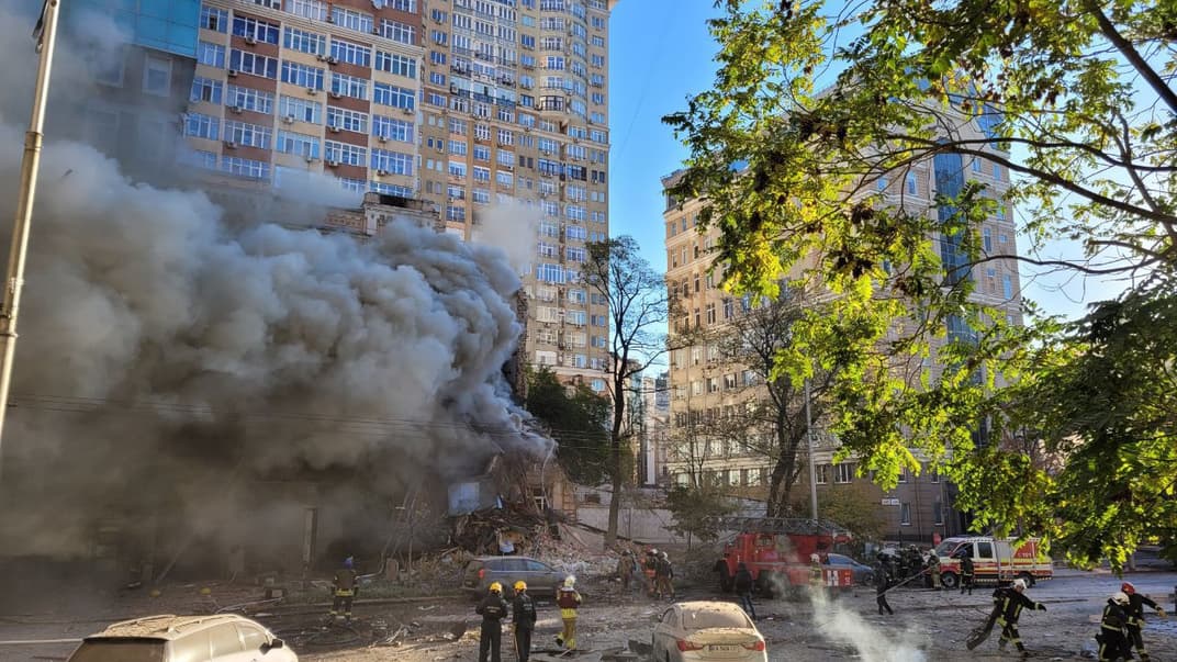 Пошкоджений житловий будинок