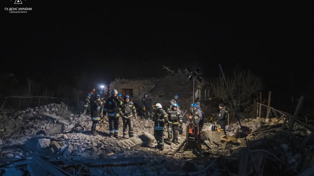 Последствия российских обстрелов 6 января в Покровском районе Донецкой области, 7 января 2024 года