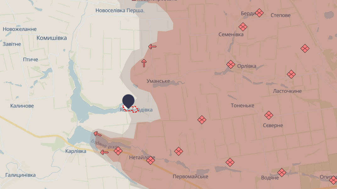 Ситуация вокруг Яснобродовки в Донецкой области