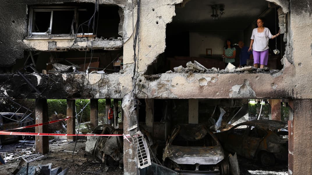 Квартира у місті Петах-Тіква, яку зруйнувала ракета із Сектору Гази, Ізраїль, 13 травня 2021 року