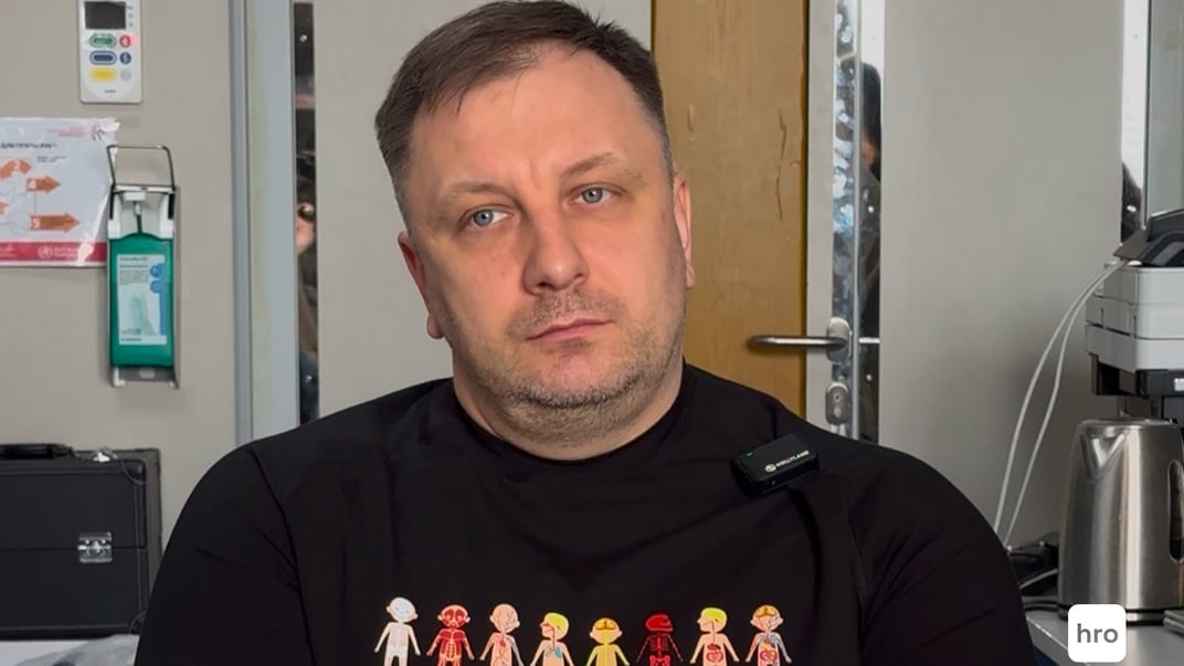 Завідувач відділення ургентної хірургії та виконувач обов'язків медичного директора Національної дитячої лікарні «Охмадит» Роман Жежера