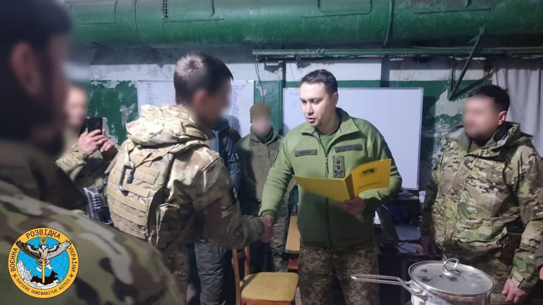 Голова розвідки Міністерства оборони Кирило Буданов у Бахмуті