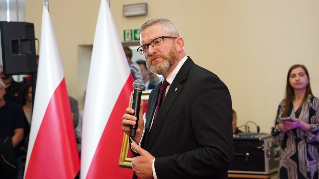 Кандидат у президенти Польщі Гжегож Браун Кандидат у президенти Польщі Гжегож Браун