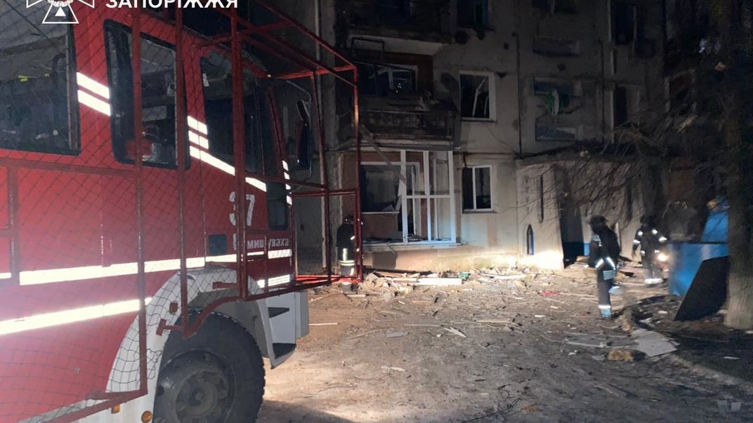 Последствия российских обстрелов в Камышевахе, 23 января 2026 года