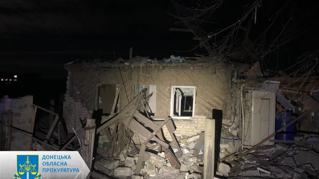 Наслідки російського обстрілу міста Гірник на Донеччині 24 січня 2024 року