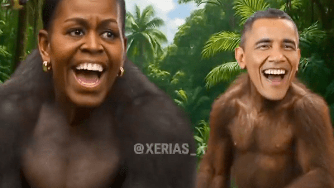 Кадр із відео, яке поширив Трамп