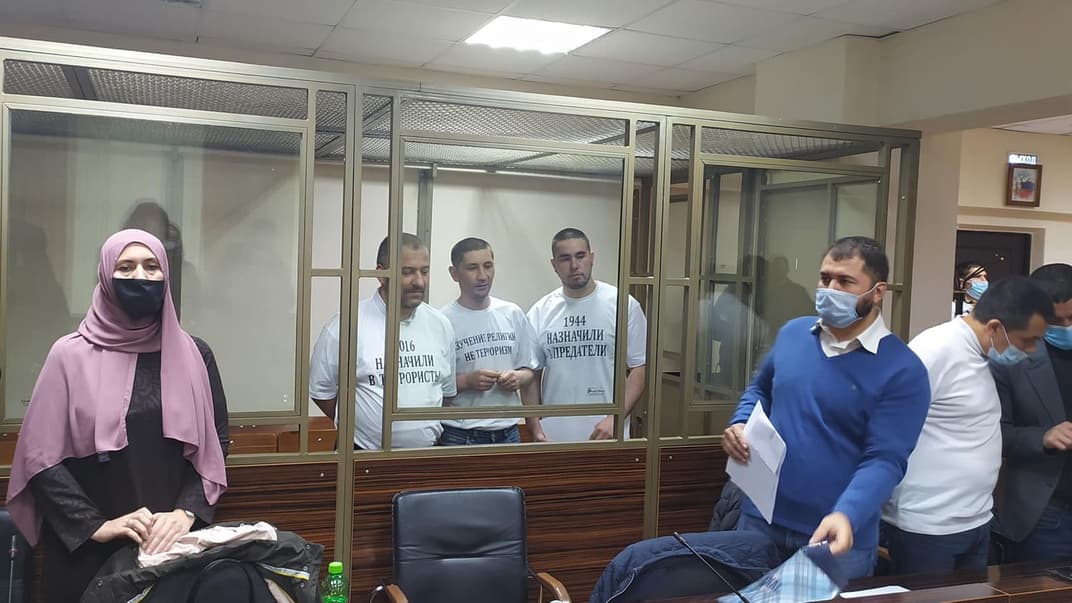 Обвиняемые по делу о принадлежности к «Хизб ут-Тахрир», 3 ноября 2020 года